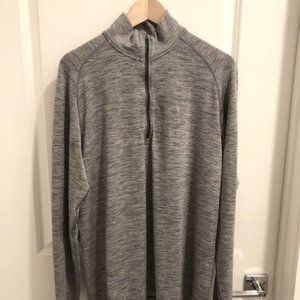 **SOLD** Men's Lululemon Metal Vent Tech Half-Zip LS shirt XL Gray